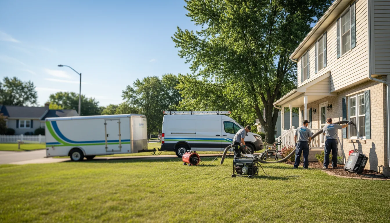 Flooded Basement Restoration And Cleanup With Repair in Bloomfield, NE near me